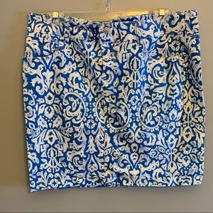 Old Navy Blue print skirt, 16